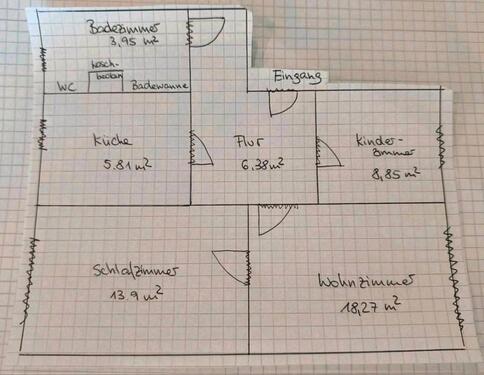 Foto - Etagenwohnung in Zeithain zum Kaufen