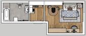 Foto - Komplett sanierte und vermietete 1-Zimmer-Dachgeschosswohnung