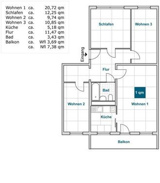 Foto - 4 Zimmer Etagenwohnung zur Miete in Dresden