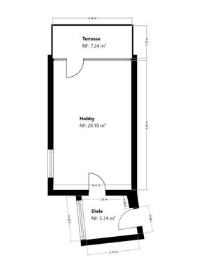 Foto - 1 Zimmer Etagenwohnung zur Miete in München