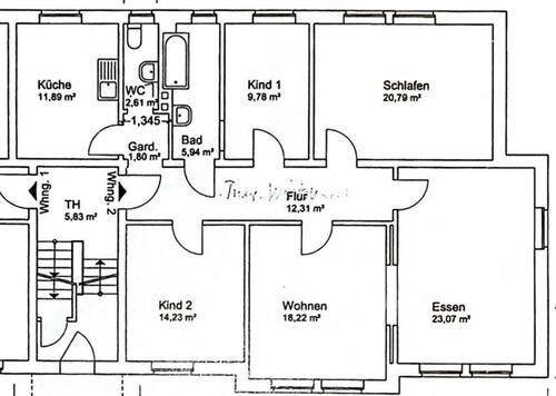 Foto - Stilvolle Altbauwohnung mit 128 m², 5 Zimmern & großem Garten