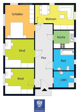 Foto - 4 Zimmer Etagenwohnung zur Miete in Döbeln
