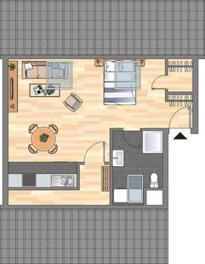 Foto - 1 Zimmer Dachgeschoßwohnung zur Miete in Celle