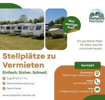 Stellplatz für Wohnwagen, Boote & Anhänger inkl Garagen in Engen