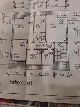 Foto - Dachgeschoss Wohnung - 770,00 EUR Kaltmiete,