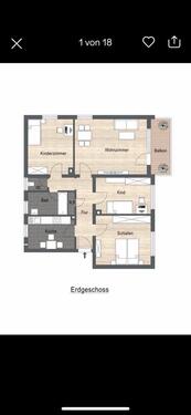 Foto - 4-Zimmer-Eigentumswohnung+Balkonca. 95qmmit Poolgroßen Garten