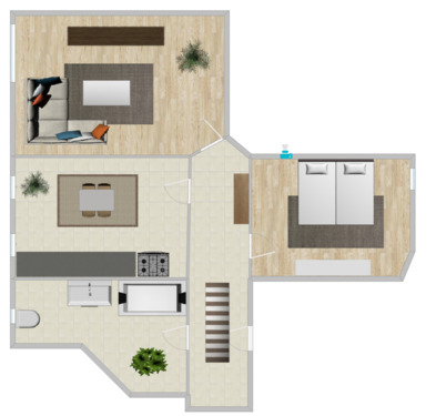 Foto - Gemütliche 2-Zimmer-Wohnung - 390,00&nbsp;EUR Kaltmiete, ca.&nbsp; 60,00&nbsp;m&sup2;