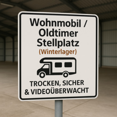 Foto - Winterlager Stellplatz Wohnmobil - trocken,sicher&videoüberwacht