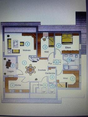 Foto - 4 Zimmer Dachgeschoßwohnung in Laupheim
