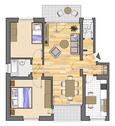 Foto - Neues Bad mit Wanner - 529,00 EUR Kaltmiete,