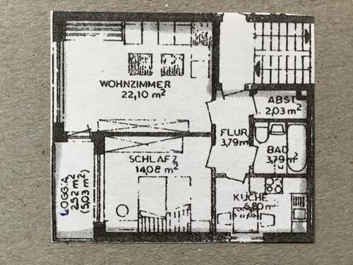 Foto - 2 Zimmer Wohnung - Küche - Bad - Balkon -- 53 qm -- Bürgerbusch