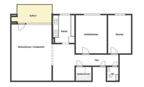 Foto - 3.5 Zimmer Etagenwohnung in Fürstenfeldbruck