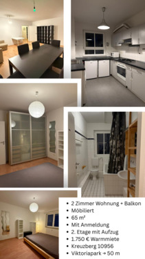 Foto - 2 Zimmer Etagenwohnung zur Miete in Berlin