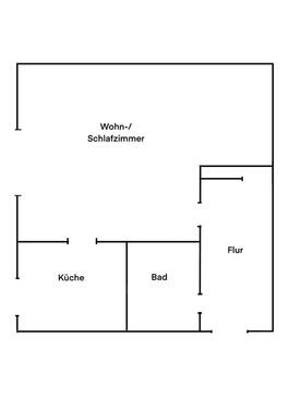 Foto - Einzimmerwohnung in Osnabrück zentraler Lage