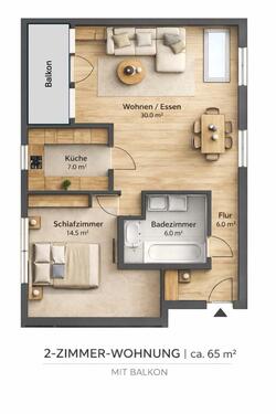 Foto - 2 Zimmer Erdgeschoßwohnung zum Kaufen in Berlin