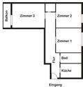Foto - 3 Zimmer Etagenwohnung zur Miete in München