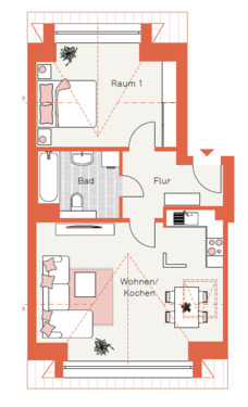 Foto - Etagenwohnung zur Miete in Leipzig