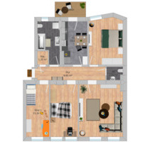4-Raum-Wohnung | renoviert | Balkon & Gäste-WC | nahe Altstadt - Magdeburg Leipziger Straße