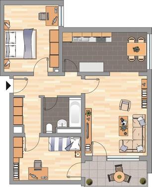 Foto - 3 Zimmer Erdgeschoßwohnung zur Miete in Mayen