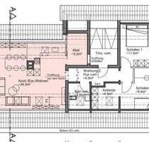 Lichtdurchflutete 3,5-Z-Dachgeschosswohnung 82qm - Ibbenbüren