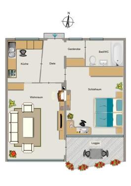 Foto - Etagenwohnung zur Miete in Essen