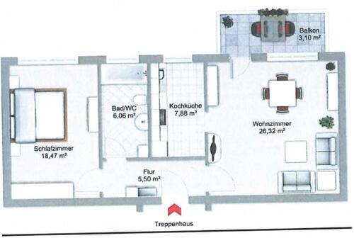 Foto - Eigentumswohnung in Kissing 67qm !! provisionsfrei !!
