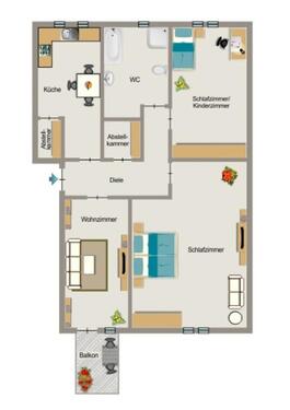 Foto - 3.5 Zimmer Etagenwohnung zur Miete in Bottrop