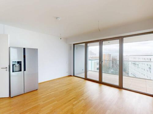 Foto - Über den Dächern der Hauptstadt: 3-Zimmer-Neubauwohnung mit BALKON und EBK im Erstbezug