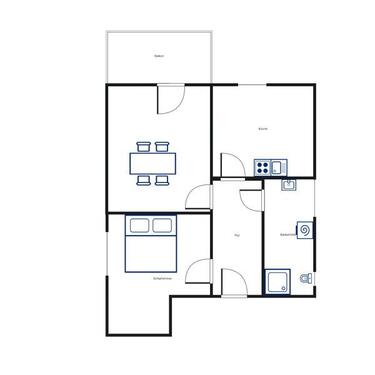Foto - 2 Zimmer Dachgeschoßwohnung in Kassel
