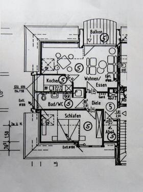 Foto - 2 Zimmer Dachgeschoßwohnung in Ostercappeln
