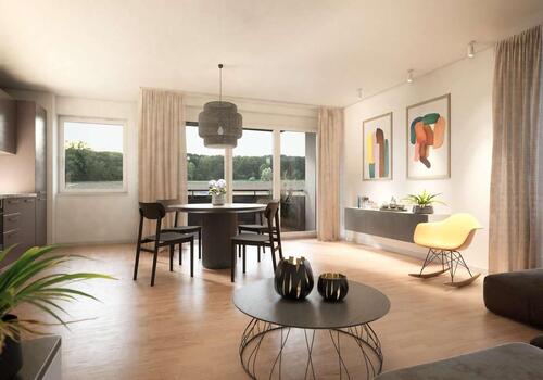 Foto - Attraktive Neubauwohnung: 3 Zimmer, Balkon & Top-Lage in Annerod!