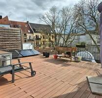 Exklusive Penthouse-Wohnung mit großer Dachterrasse in Saarbrücke - Saarbrücken
