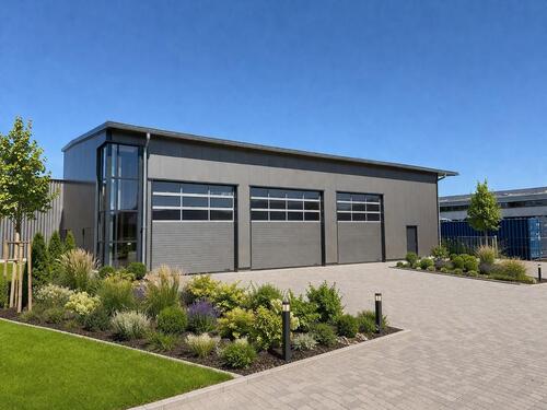 Foto - Neue Gewerbehalle zu vermieten - 1.900,00&nbsp;EUR Kaltmiete, ca.&nbsp; 8,00&nbsp;m&sup2;
