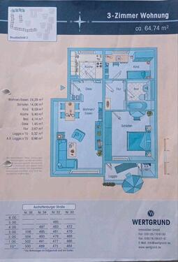 Foto - 3 Zimmer Etagenwohnung in Mörfelden-Walldorf