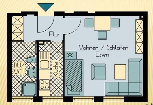 Foto - Etagenwohnung in Klein Nordende zur Miete