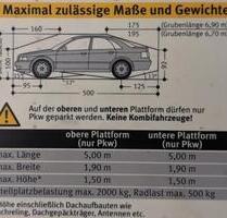 Duplexstellplatz (unten) direkt am Bahnhof Pasing - München Aubing-Lochhausen-Langwied