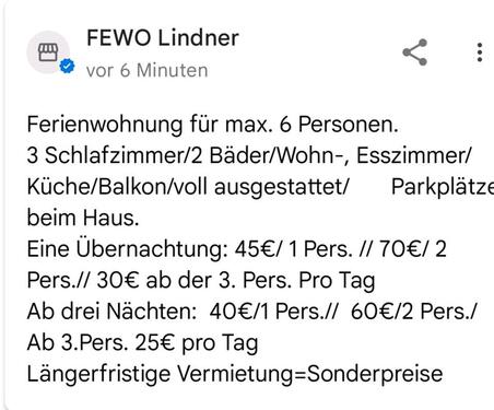 Foto - Ferienwohnung - 70,00&nbsp;EUR Kaltmiete,