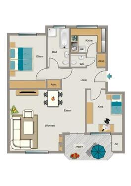 Foto - 3.5 Zimmer Etagenwohnung zur Miete in Kamp-Lintfort
