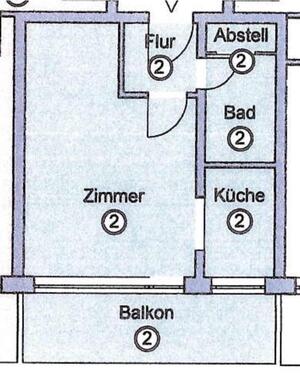 Foto - 1 Zimmer Etagenwohnung zum Kaufen in Hamburg