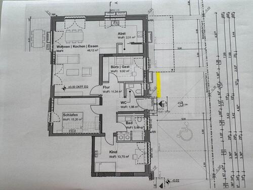 Foto - 1 Wohnung Wittlich,Zentrale Lage,4 Zimmer,Küche,Diele,Bad,GästeWC
