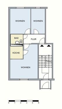 Foto - Etagenwohnung in Neubrandenburg zur Miete