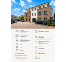 3-Zimmer-Erdgeschosswohnung mit Terrasse in Oldenburg-Bürgerfelde