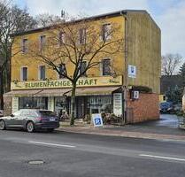 Blumengeschäft direkt neben öffentlichen Friedhof - Berlin Neukölln