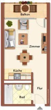 Foto - 1 Zimmer Etagenwohnung zum Kaufen in Mainz