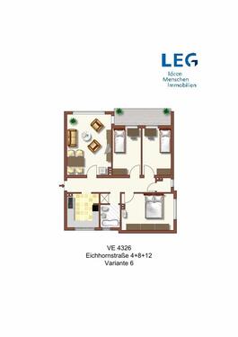 Foto - 2 Zimmer Etagenwohnung zur Miete in Krefeld