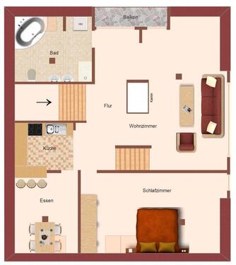 Foto - Dachgeschoßwohnung in Schwarzenbek zum Kaufen
