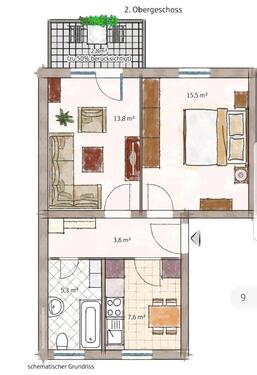 Foto - 2,5 Raum Wohnung in Bergerhausen