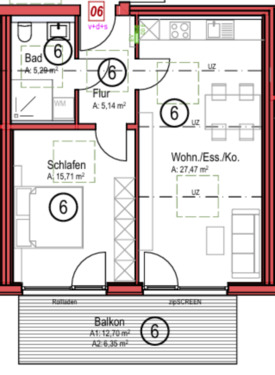 Foto - 2 Zimmer Etagenwohnung zur Miete in Dietmannsried