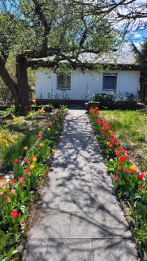 Foto - Charmanter Steinbungalow 75qm, 513qm Pachtgarten in Gartenanlage