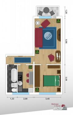 Foto - 2 Zimmer Etagenwohnung in Stendal